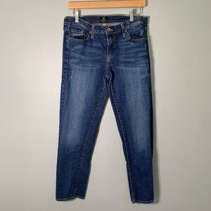 Just Black Denim ankle medium wash mid rise stretch denim jeans pants